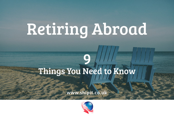 Image of 2 empty sunbeds on a beach - Retiring abroad, 9 things you should know