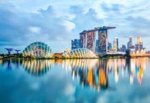 Singapore Skyline And View Of Marina Bay At Night - Moving Guide Singapore