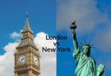 Moving from London to New York