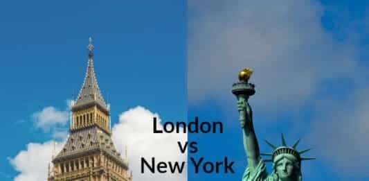 Moving from London to New York