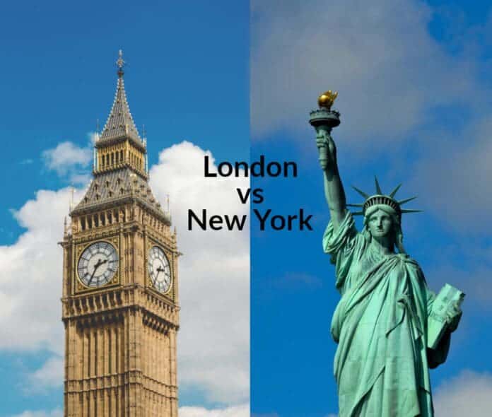 Moving from London to New York
