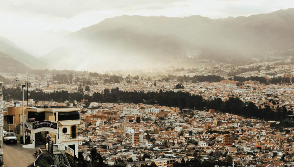 Ecuador skyline - Easiest Countries to move internationally to from the UK