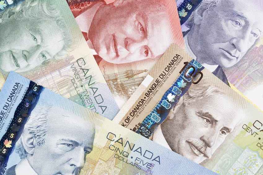 Canadian dollars