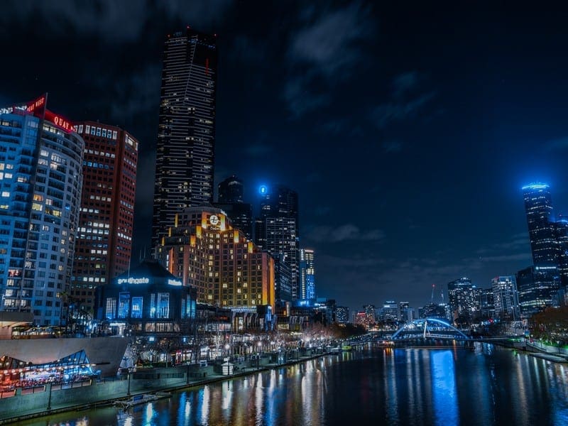 Melbourne cityscape. Moving to Melbourne. Best places for professionals.