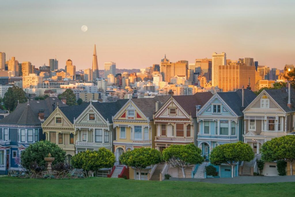 Victorian houses, Painted ladies, San Francisco