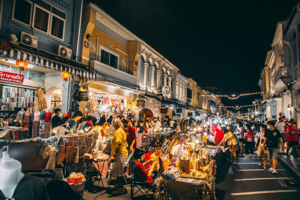 Phuket, Old Town Night Market in Thailand