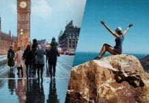 London streets, South African scenery