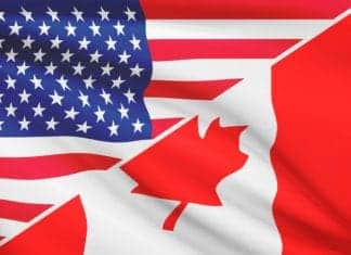 USA and Canada Flags - USA vs Canada