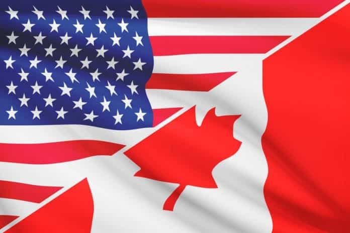 USA and Canada Flags - USA vs Canada