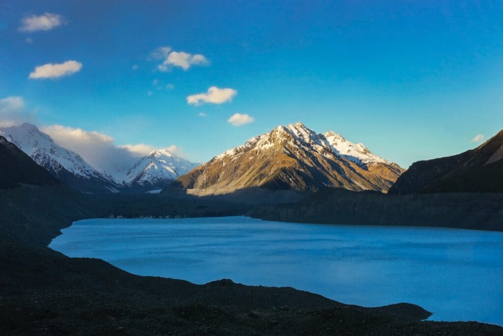 Tasman Valley, New Zealand - source: unsplash - Living in The 16 Regions of New Zealand