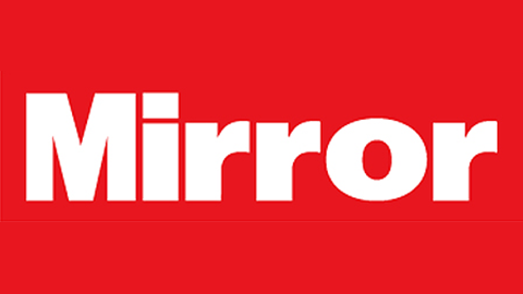 The Mirror logo in reference to an article on mirror.co.uk that mentions/links to 1st Move International