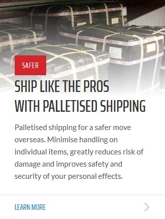 Unbeatable international removals packing